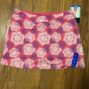 Tranquility by Colorado Clothing Pink and White Floral Skort